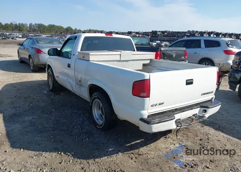 1998 Chevrolet S-10 Ls Fleetside из США, поврежденный, VIN 1GCCS1445W8216267